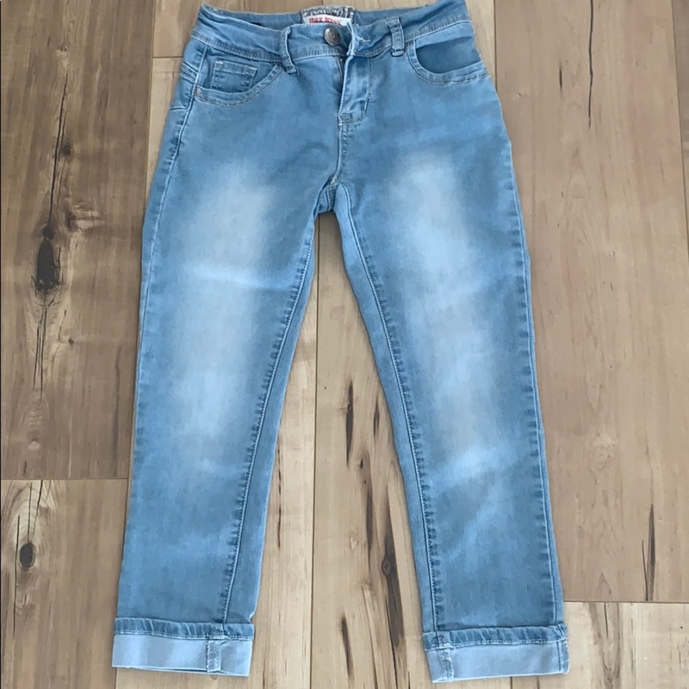 Hot Kiss light wash denim jeans!